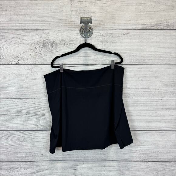 Girlfriend Collective Plus Size Black Active Mini Skort Size 4XL - Picture 6 of 8